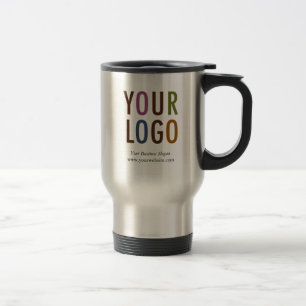 Caneca de Viagem de Aço Inox com Logotipo da Empre