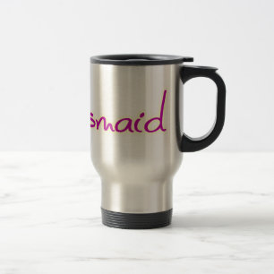 Caneca de viagem de aço inoxidável da dama de
