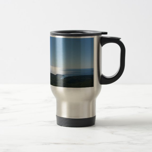 Caneca de viagem de aço inoxidável de 450ml Cadill (Direita)
