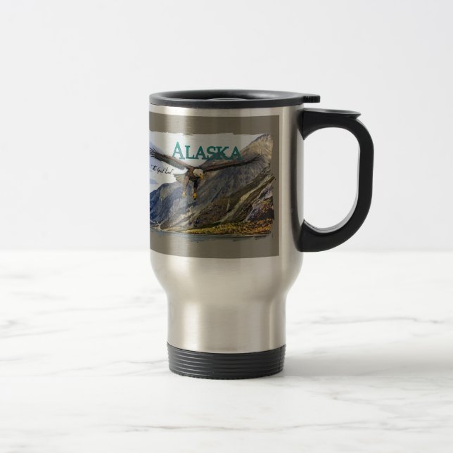 Caneca de viagem de aço inoxidável de Alaska (Direita)