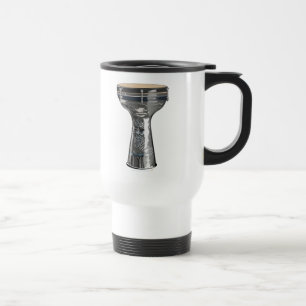 Caneca de viagem de aço inoxidável do cilindro d