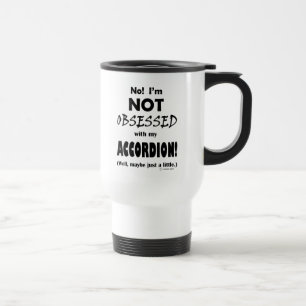 Caneca de viagem de Acordeão Obcecado