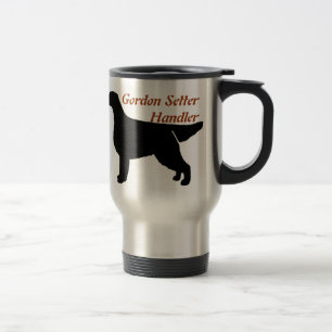 Caneca de viagem de alumínio Gordon Setter Handler
