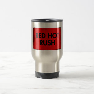 Caneca de viagem de alumínio Red Hot Rush