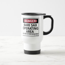 Caneca de viagem de Área Operacional Bari Sax