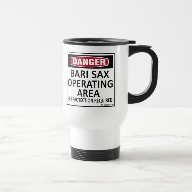 Caneca de viagem de Área Operacional Bari Sax (Direita)
