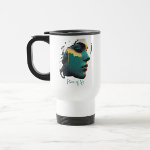 Caneca de viagem de Arte Cityscape Estilo de Via