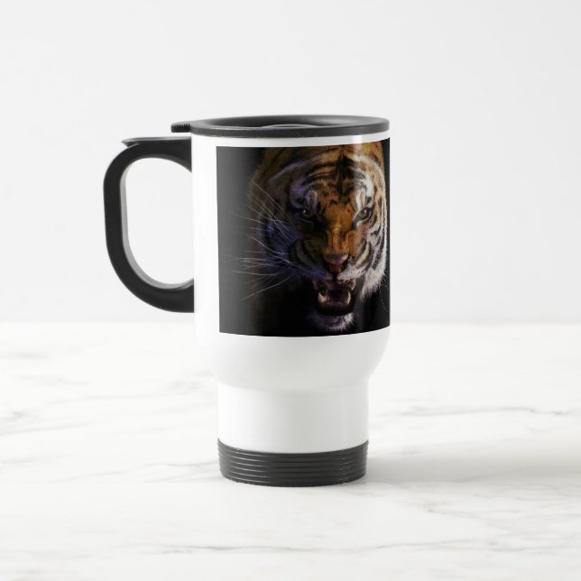Caneca de viagem de Arte de Bengala Tiger (Esquerda)