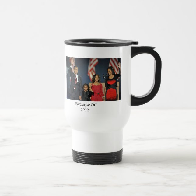Caneca de viagem de Barack Obama - personalizada - (Direita)