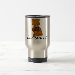 Caneca de viagem de Baristacat