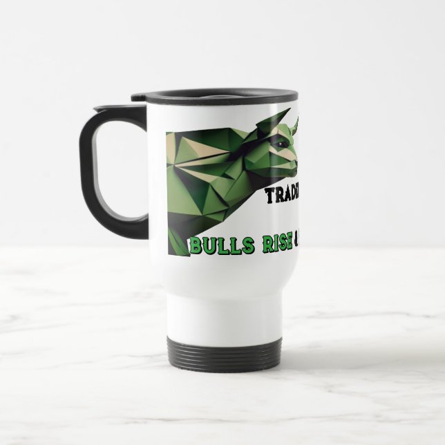 Caneca de viagem de batalha da Bull vs. Bear Marke (Esquerda)