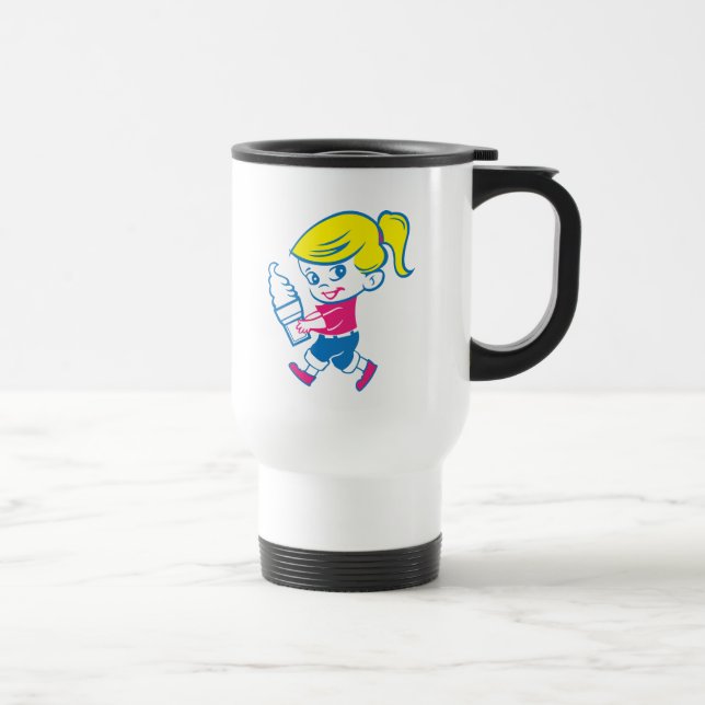 Caneca de viagem de café da sorvete (Direita)