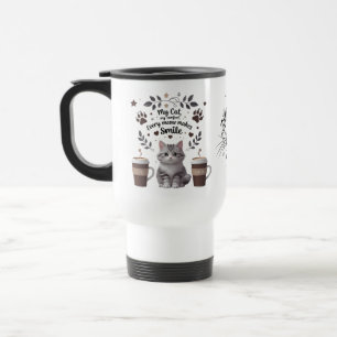 Caneca de viagem De Café De Gato Bonito - Prin De