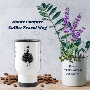 Caneca de viagem de Café Haute Couture