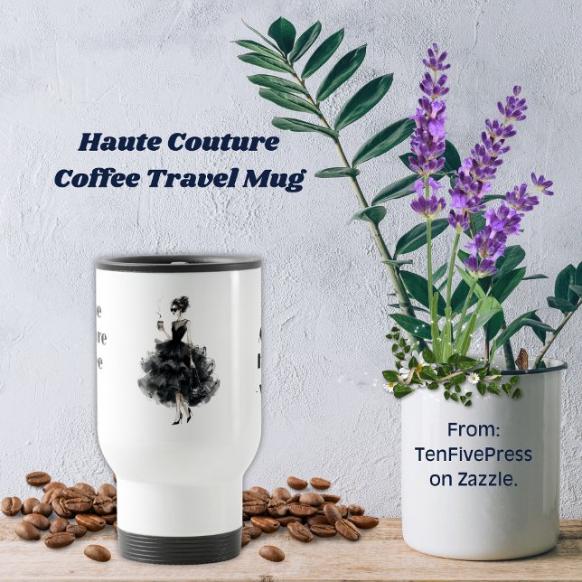 Caneca de viagem de Café Haute Couture (Criador carregado)