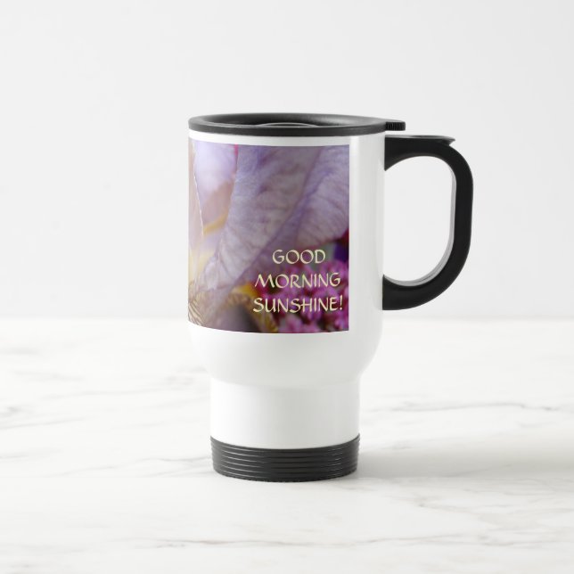 CANECA DE VIAGEM DE CAFÉ PRESENTE Flores de Íris P (Direita)
