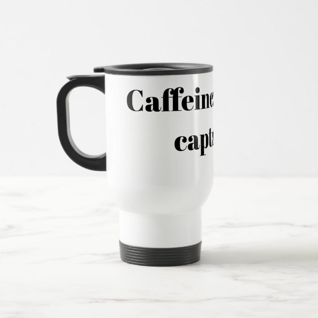Caneca de viagem de cafeína (Esquerda)