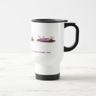 Caneca de viagem de canto do café
