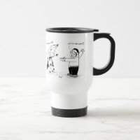 Caneca de viagem de Cartoons do Banana Man Engraça