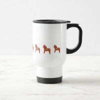 Caneca de viagem de Cavalo de Dala