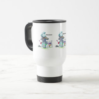 Caneca de viagem de Chef Metalfabético