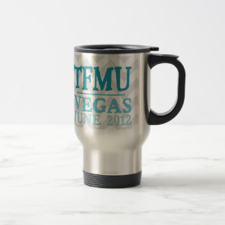 Caneca de viagem de Chevron do Aqua de TFMU VEGAS