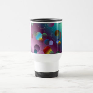 Caneca de viagem de Círculos Flutuantes
