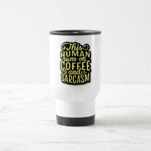 Caneca de viagem de citação do Sarcasm