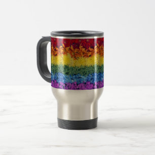 Caneca de viagem de Coleta de Flores de Orgulho