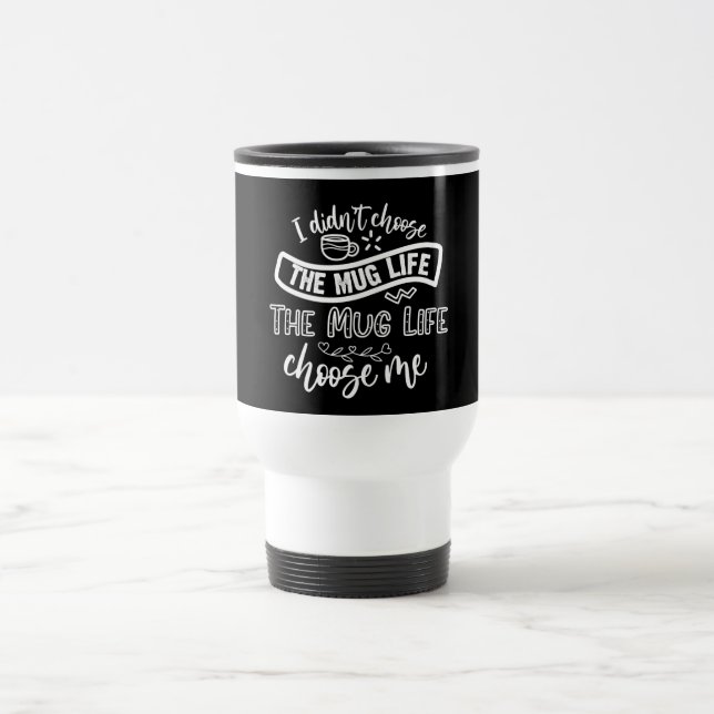 Caneca de viagem de Cotação de Vida Mug (Centro)