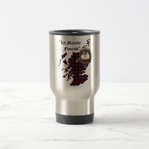 Caneca de viagem de Crachá Brown/Broun Clan