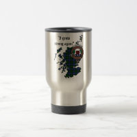 Caneca de viagem de Crachá MacEwan/MacEwen Clan