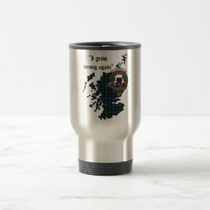 Caneca de viagem de Crachá MacEwan/MacEwen Clan