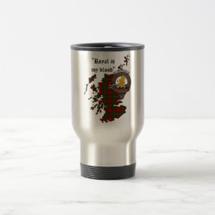 Caneca de viagem de Crachá MacGregor Clan