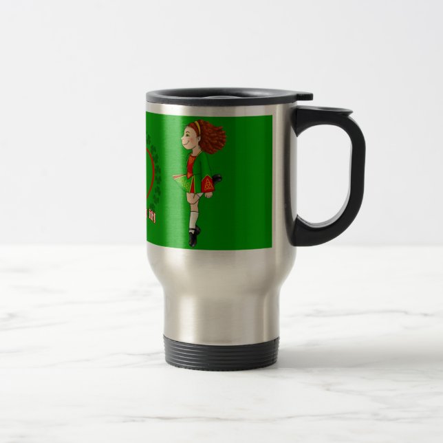 Caneca de viagem de dança irlandesa (Direita)