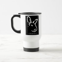 Caneca de viagem de desaprovação dos coelhos 2