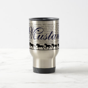 Caneca de viagem de Descriptives do mustang