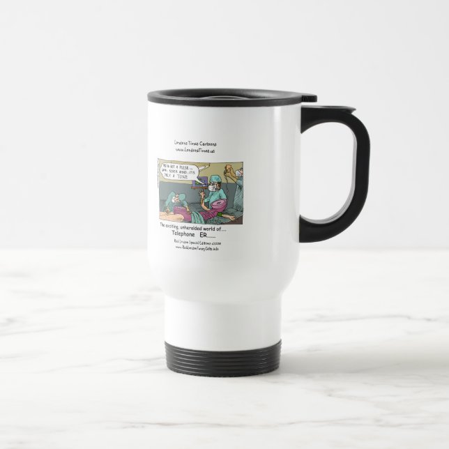 Caneca de Viagem de Desenho Animado Código Azul de (Direita)