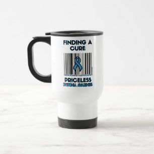 Caneca de viagem de distonia inestimável