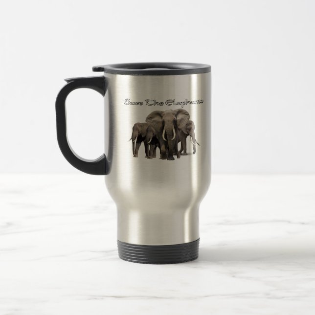 Caneca de viagem de Elefante Africano (Esquerda)