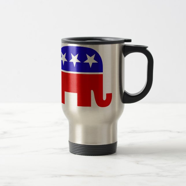 Caneca de viagem de Elefantes Republicanos (Direita)