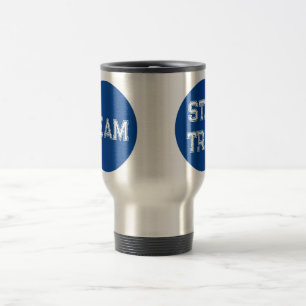 Caneca de viagem de Eleição de Ponto Azul