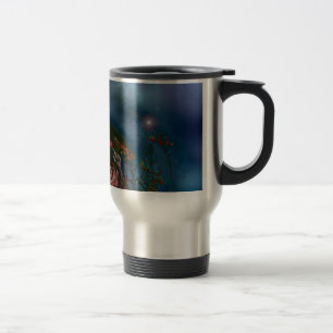 Caneca de viagem de fantasia de meia-noite