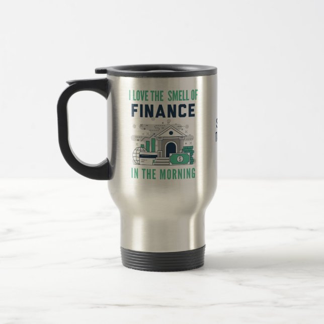 Caneca de Viagem de Finanças Divertidas (Esquerda)