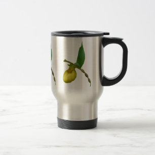 Caneca de viagem de Foto do Flor Amarelo Selvagem