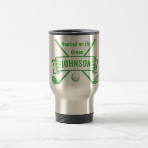 Caneca de Viagem de Golfe Viciante - Presente Pers