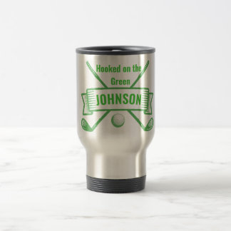 Caneca de Viagem de Golfe Viciante - Presente Pers