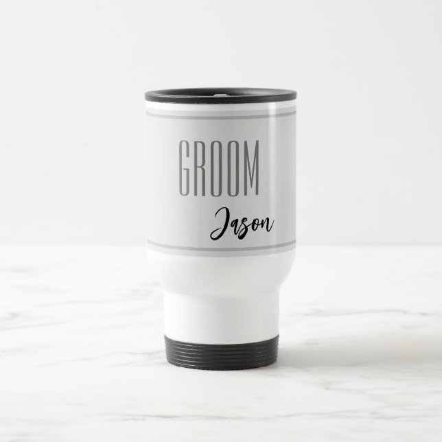 Caneca de viagem de Grupo de Nomes Personalizados (Centro)