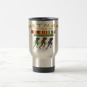 Caneca de viagem de Guerreiros Veteranos do Vietnã