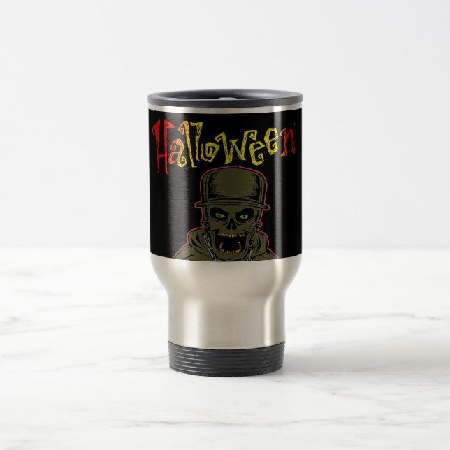 Caneca de viagem de Halloween (Centro)